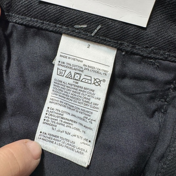 NWT Old Navy Extra High Rise Kicker Boot Cut buttonfly black jeans women’s sz 2 - Picture 9 of 14